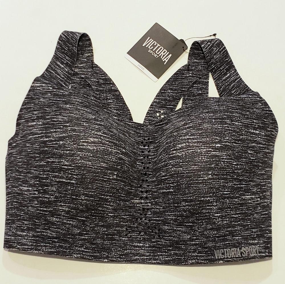 VICTORIA'S SECRET ANGEL MAX SPORTS BRA Gray Marl